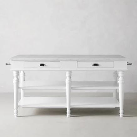 Williams Sonoma Larkspur Marble-Top K...