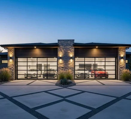 BOLANG Full View Glass Garage Door