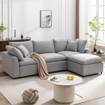 104 in. L-Shaped Modular Sectional So...