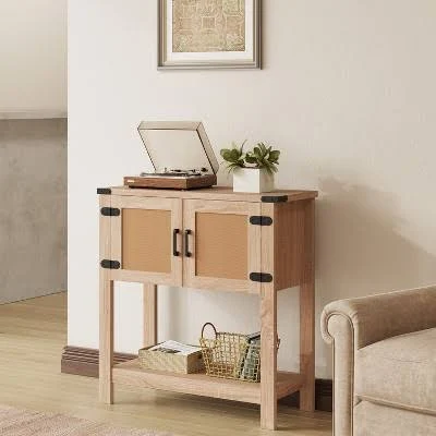 EROMMY Farmhouse Console Table