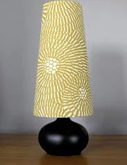 Mustard yellow conical / cone lampsha...