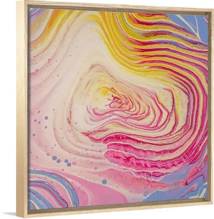 Great BIG Canvas Pink And Purple Abst...