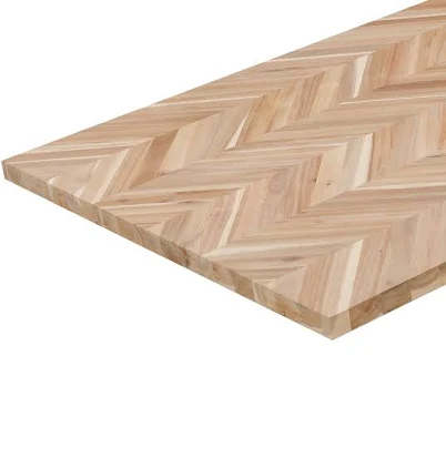 Allen + Roth Natural Chevron Straight...