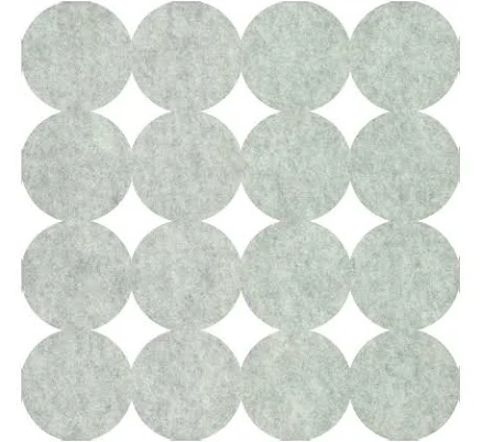 RoomMates White Modern Circles Acoust...