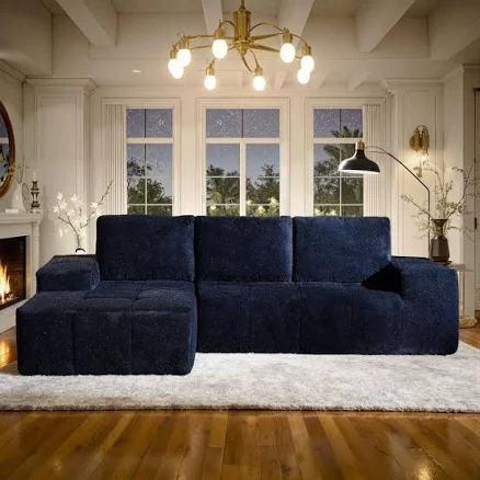 Allwex Kale 114 in. Wide Arm 2-Piece ...