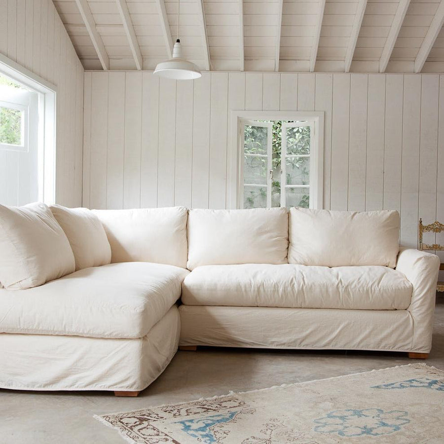 Simple Sectional Sofa | Rachel Ashwell Shabby Chic Couture