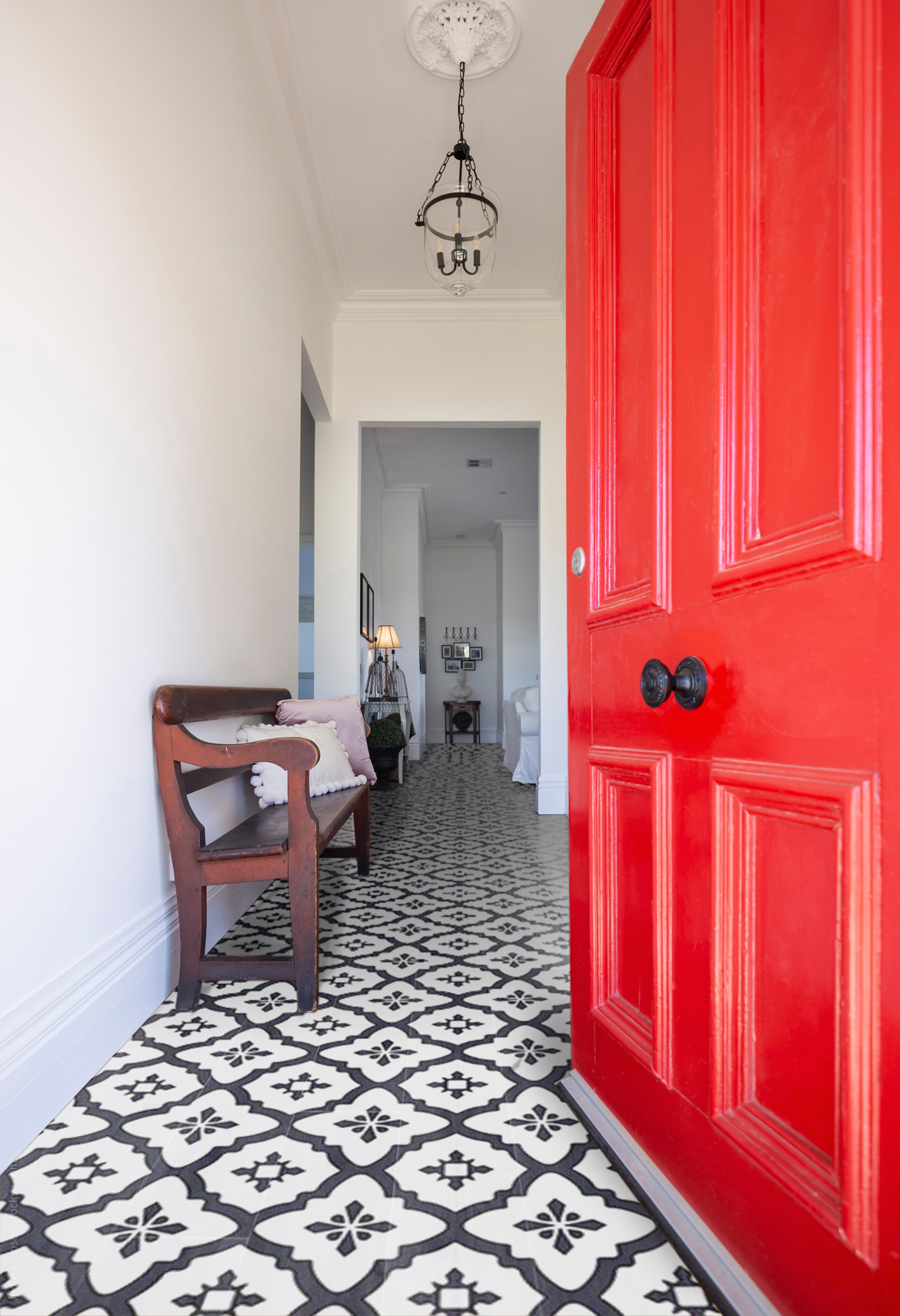 Striking Hallway Flooring Ideas - Zazous Vinyl Flooring