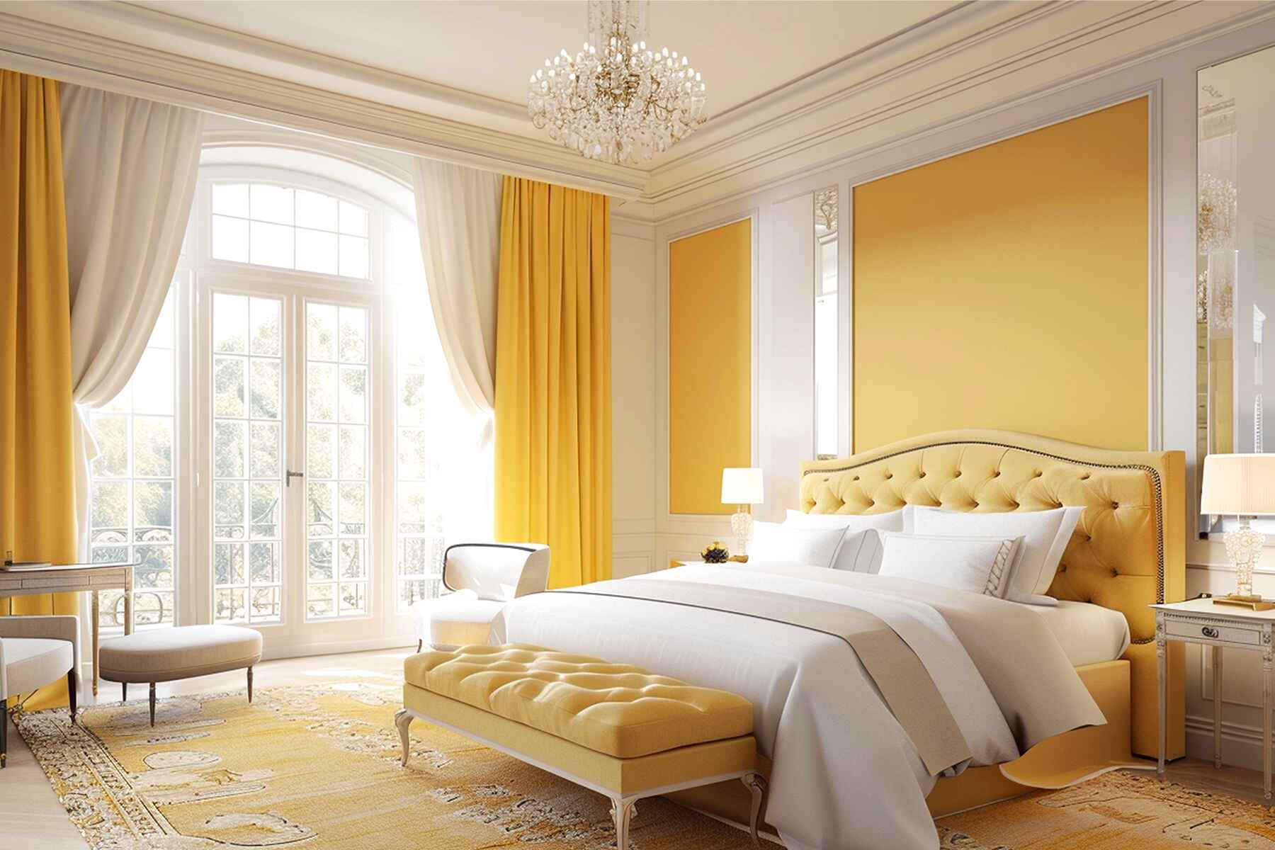 Stylish and Trendy Yellow Bedroom Ideas – Sonno
