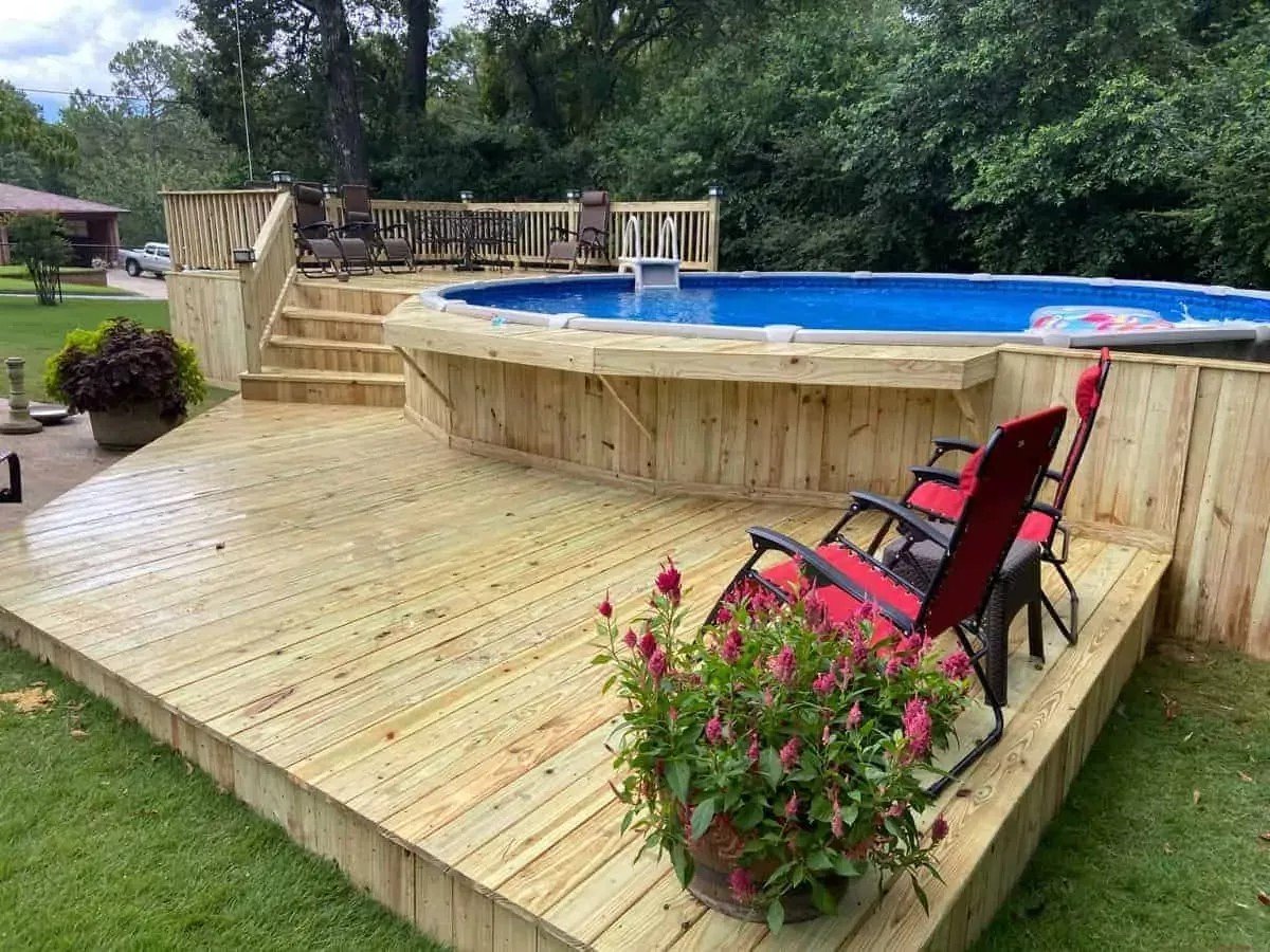 Ultimate Guide to Building a Lasting Above-Ground Pool Deck | Composite Carpentry — Composite Carpentry