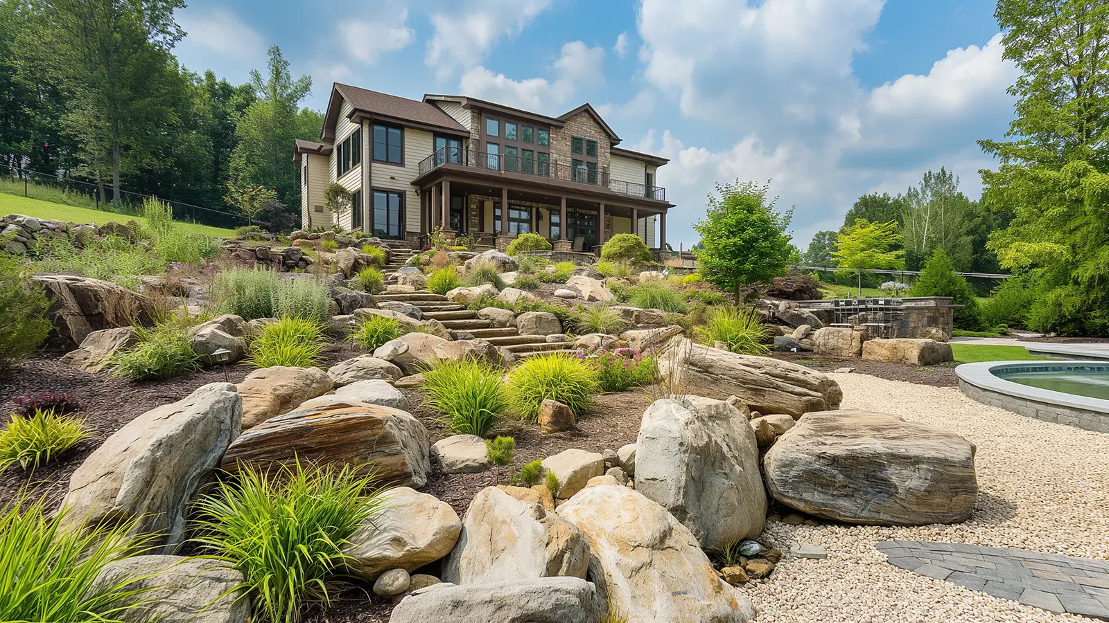 Using Rock to Landscape and Transform Outdoor Spaces - Hemlock Landscapes