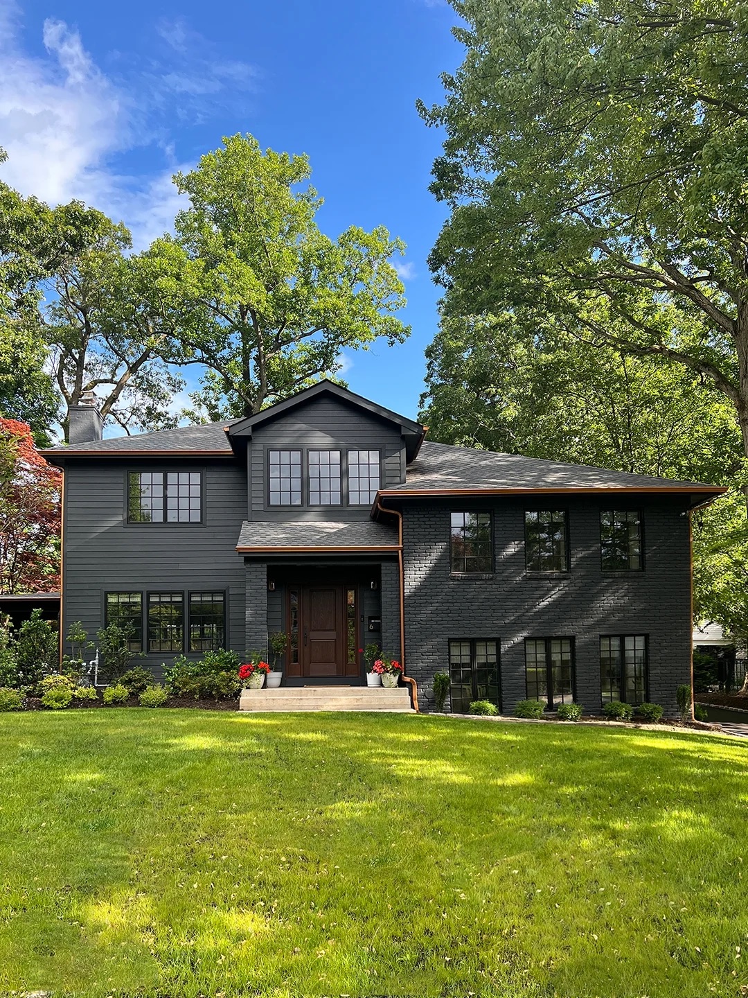 10 Black Exterior Houses That Put the Drama Front and Center | domino