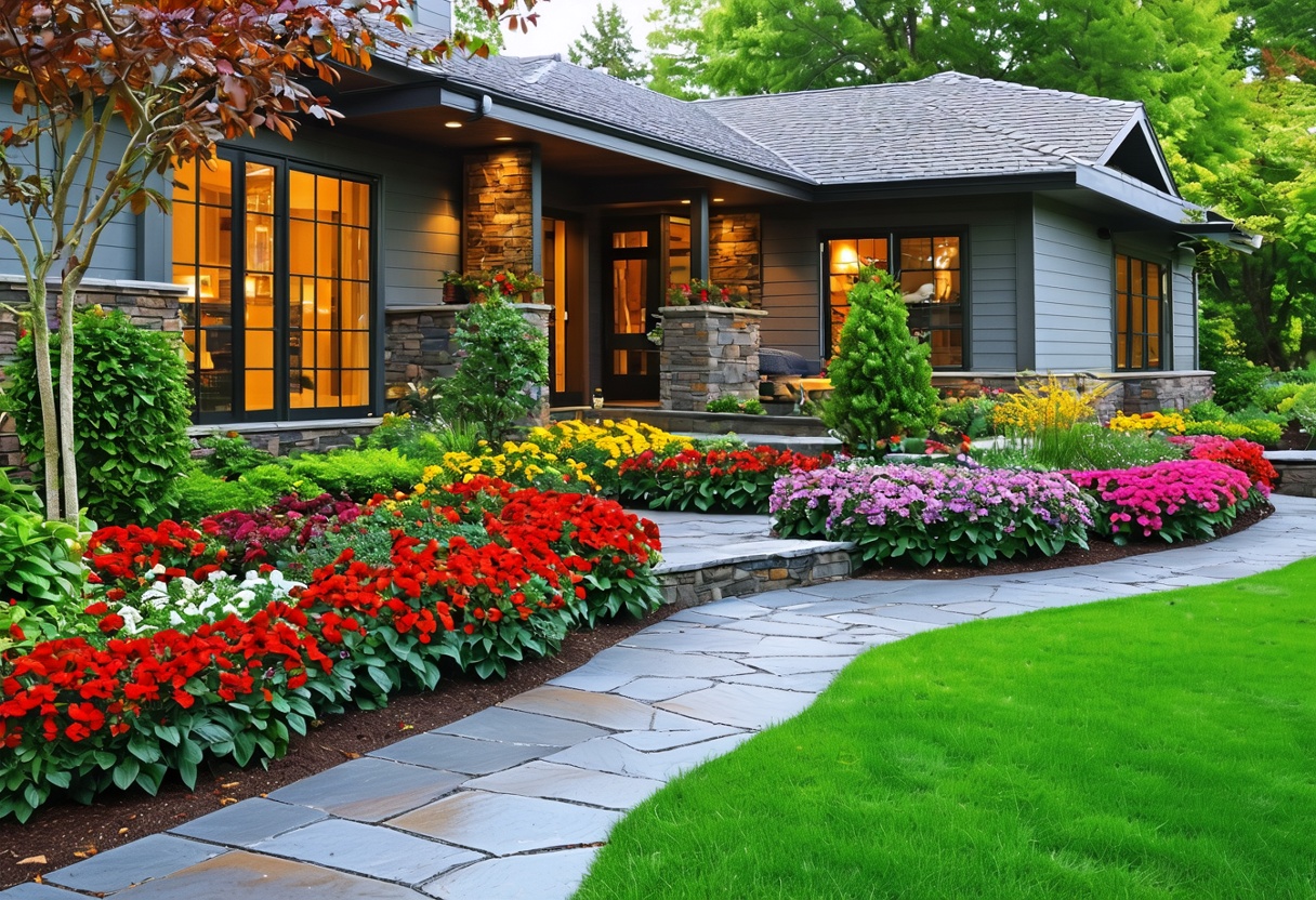 10 Stunning Flower Bed Ideas for the Front of Your House | Flourish
