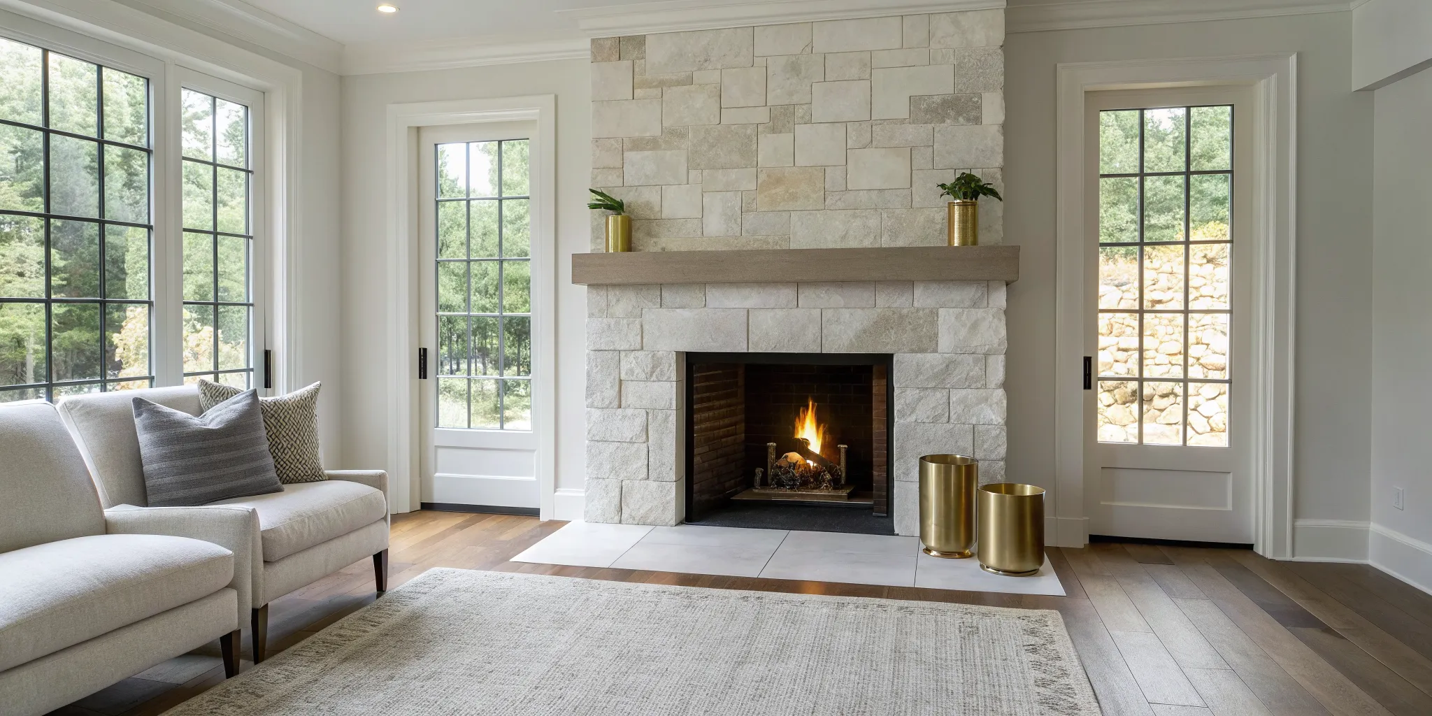 12 Fireplace Surround Stone Ideas for Every Style