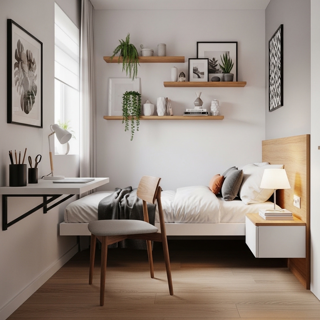 15 Chic Small Bedroom Layout Ideas That Improve Space, Flow, And Daily Comfort - Home Decorefiy