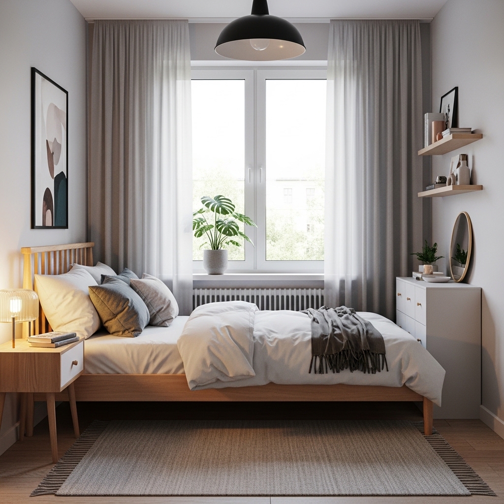 15 Chic Small Bedroom Layout Ideas That Improve Space, Flow, And Daily Comfort - Home Decorefiy