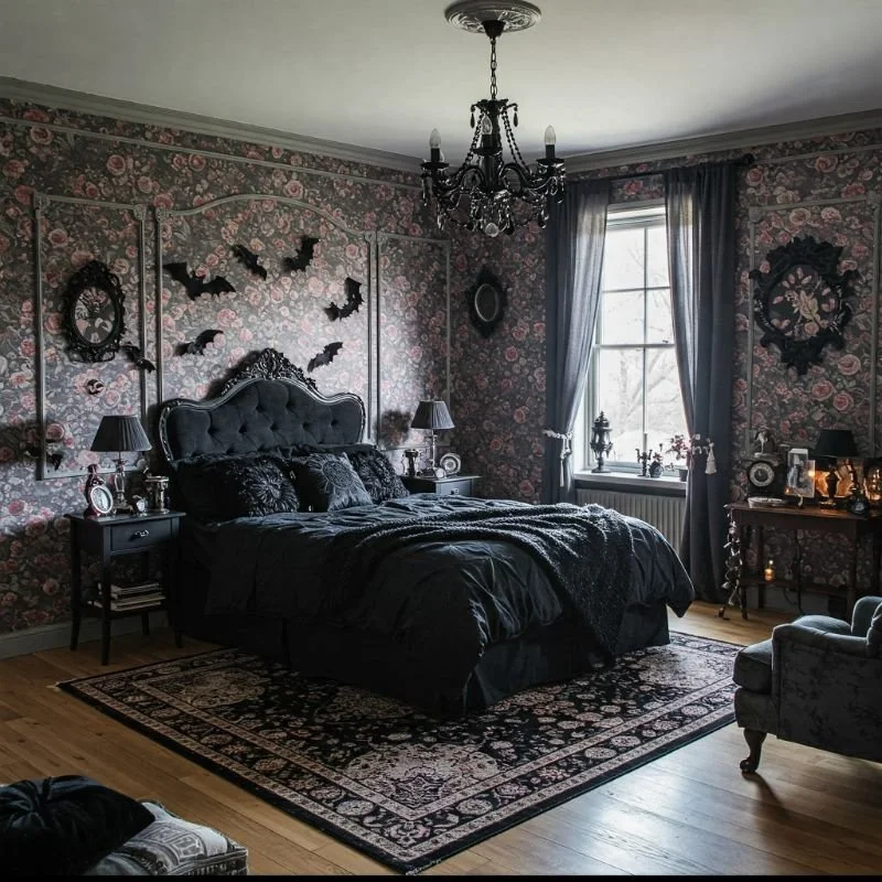 15 Whimsigoth Bedroom Ideas for a Dreamy Gothic Vibe