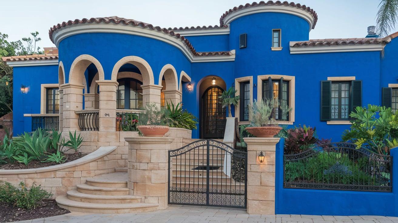 16 Royal Blue House Designs You'll Love - AlittleDelightful