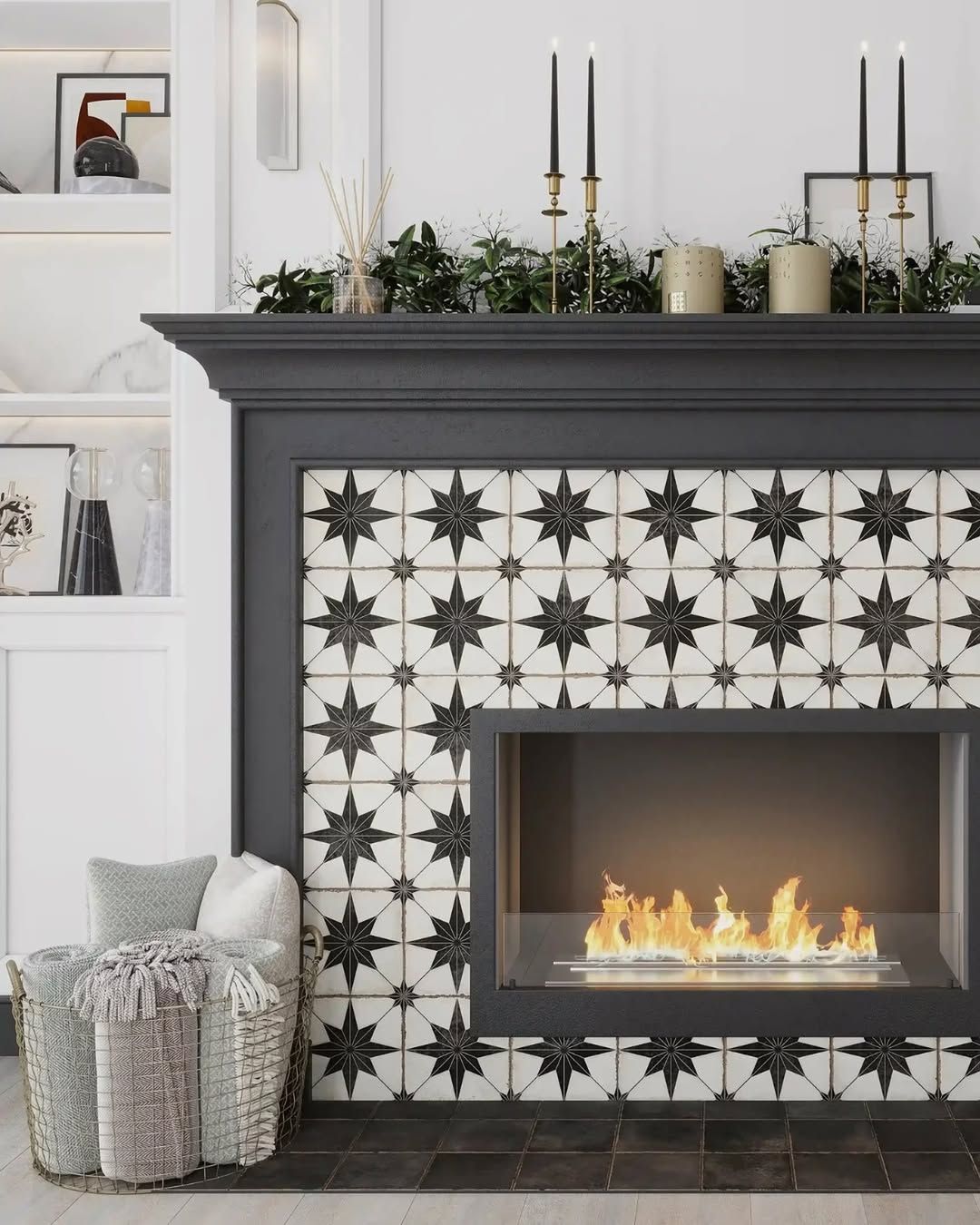20 Fireplace Tile Ideas for 2026 That Make the Safe Neutral Hearth Look Like a Lazy Mistake