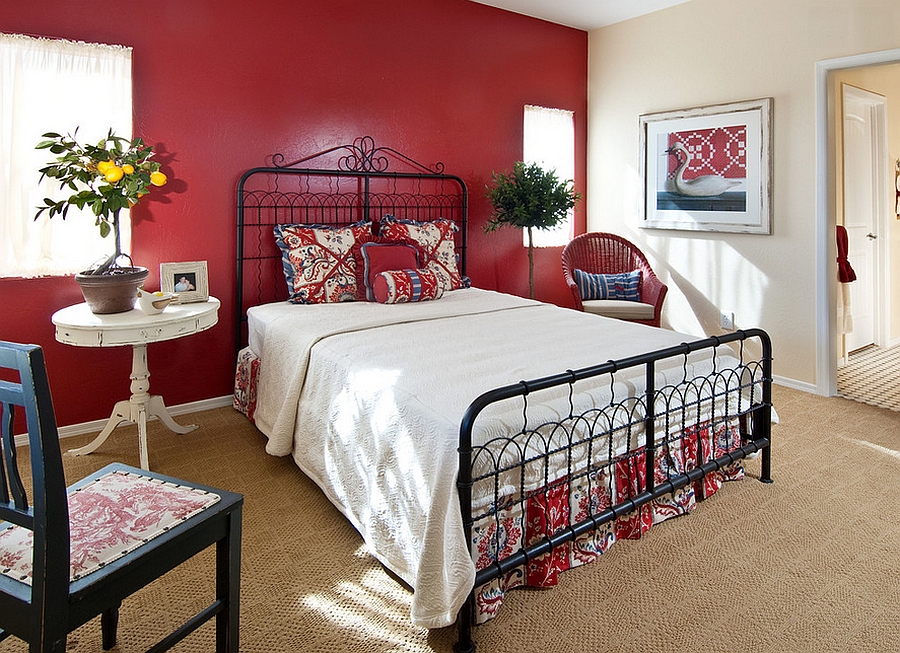 23 Bedrooms That Bring Home the Romance of Red | Decoist