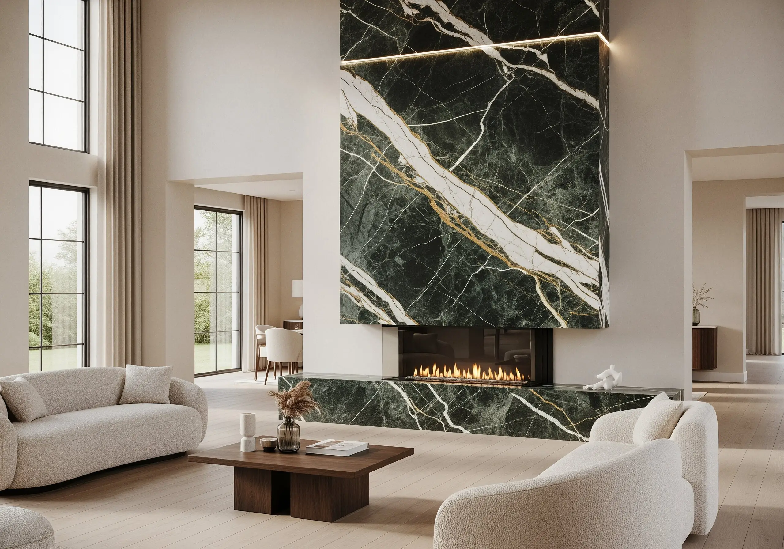 23 Stunning Fireplace Trends 2026: Visualizing Quiet Luxury & Architectural Hearth Designs