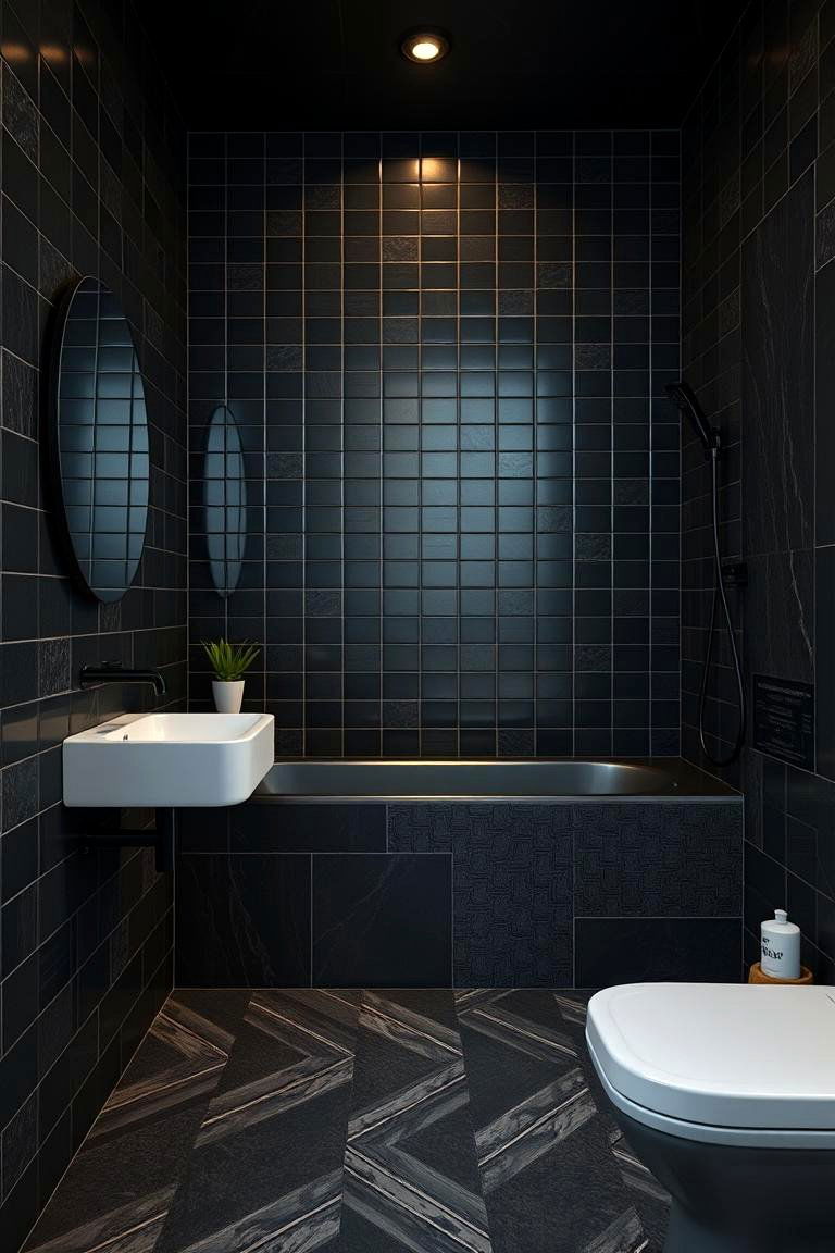 24 Dark Bathroom Ideas for Moody & Luxurious Spa Atmospheres