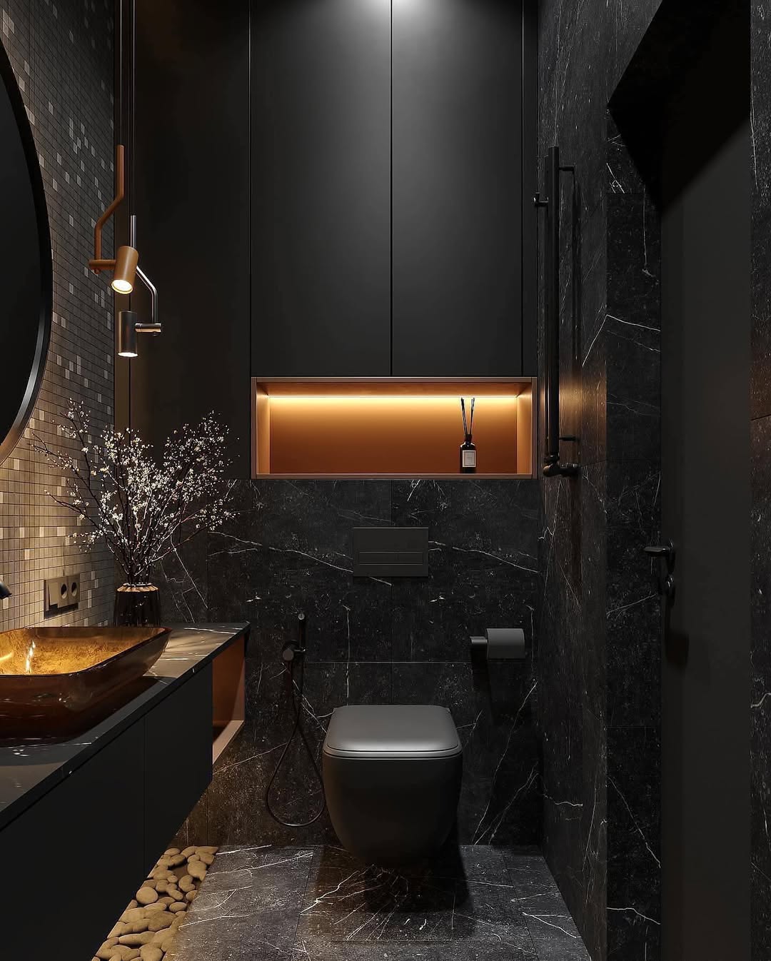 25 Dark Bathroom Ideas That Only Make Sense Once Zero Tolerance Becomes Non-Negotiable