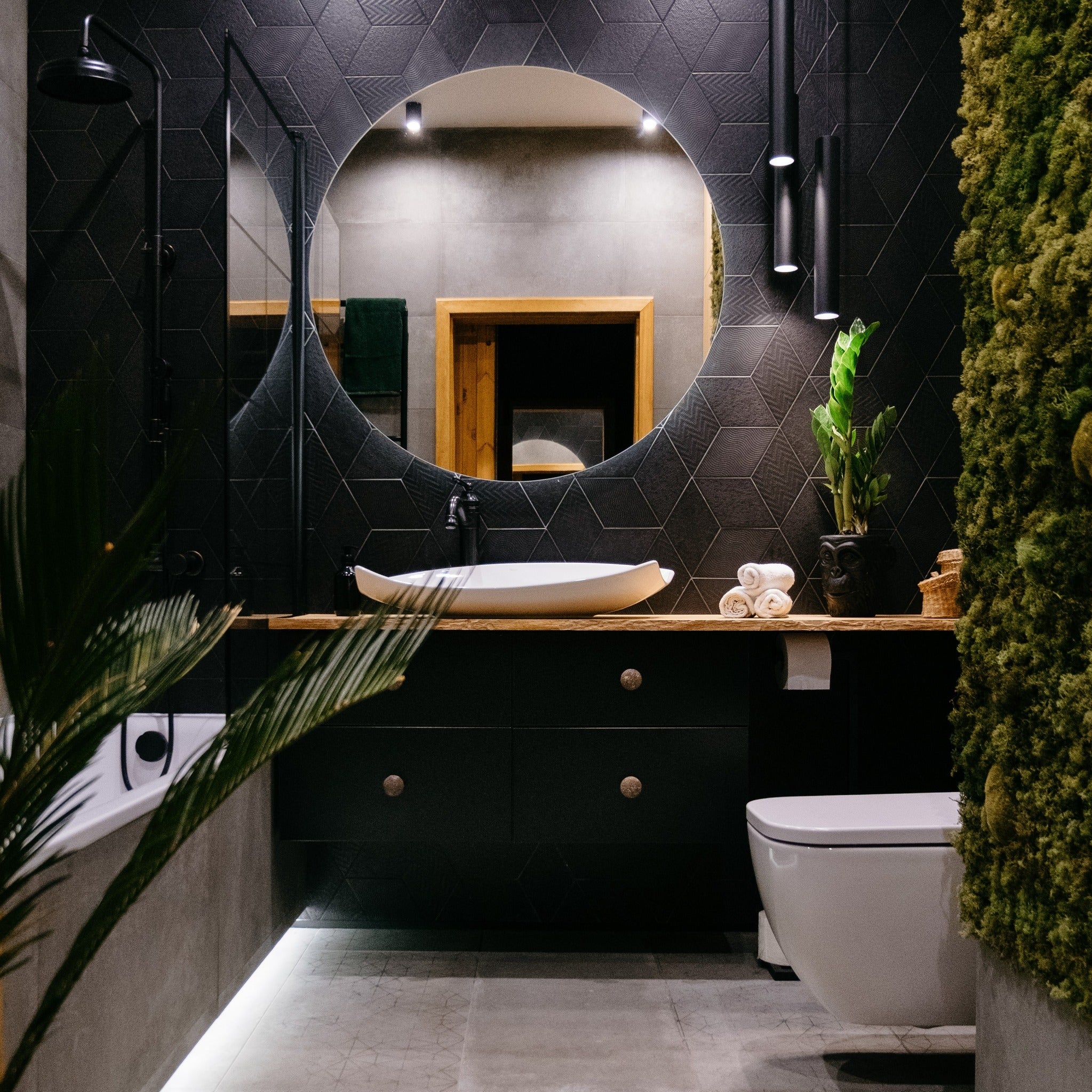 25 Stunning Luxury Black Bathroom Ideas For 2024