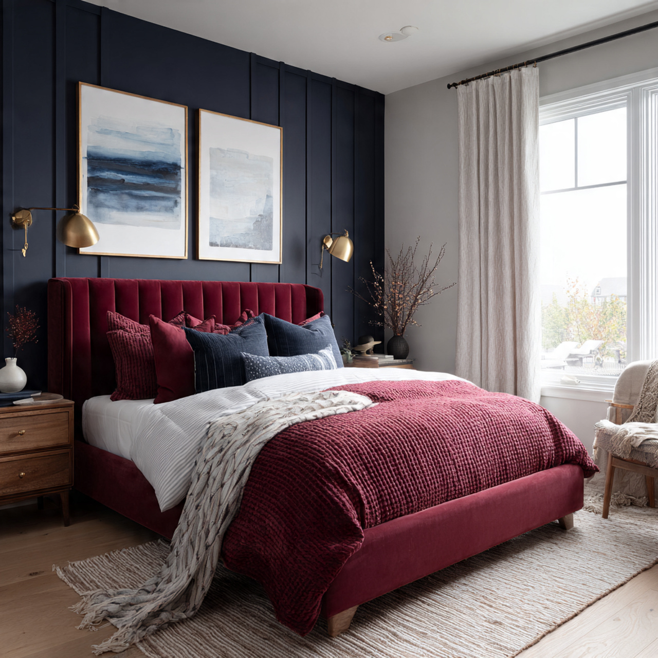 27 Burgundy Bedroom Bliss: Design Your Dream Luxury Space