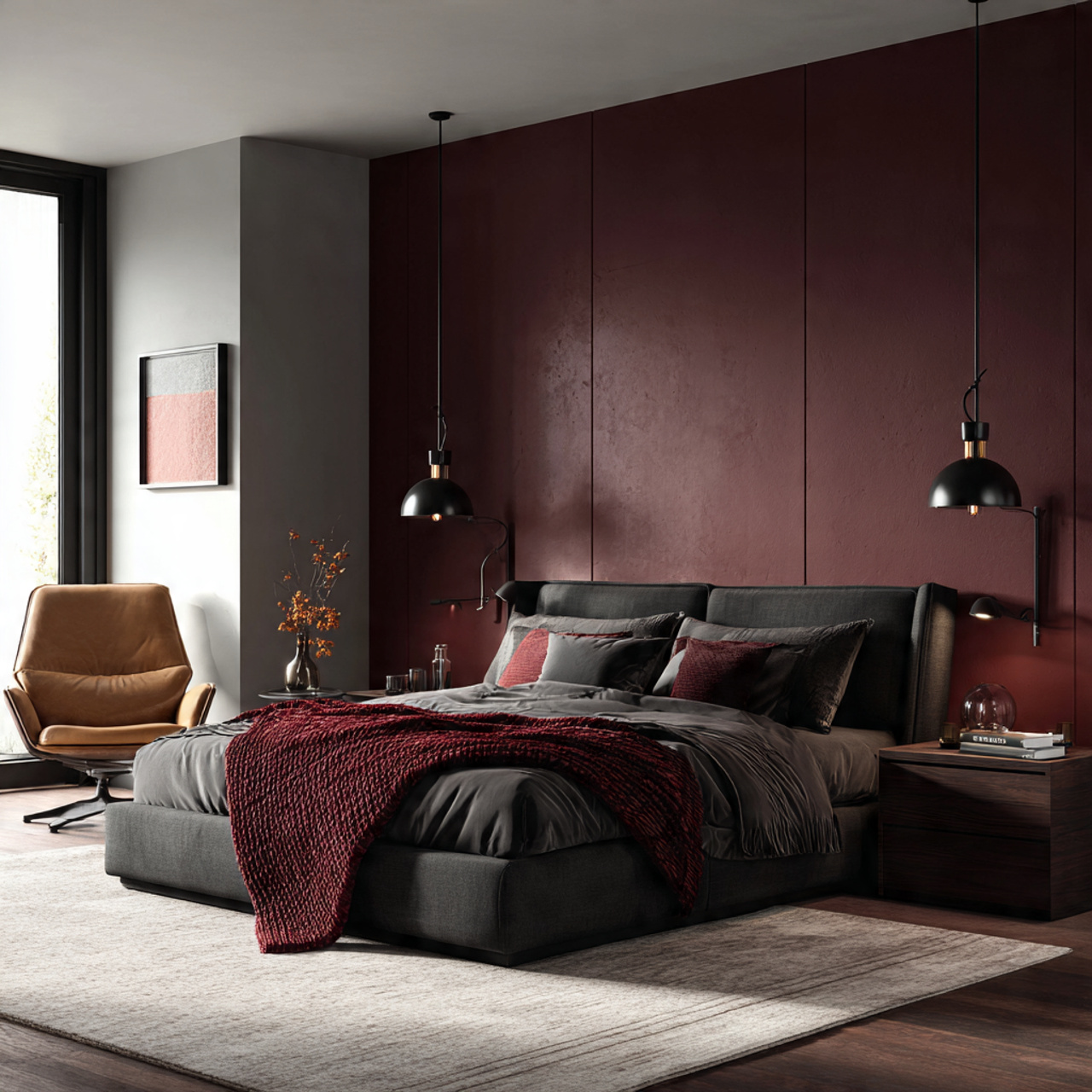27 Burgundy Bedroom Bliss: Design Your Dream Luxury Space