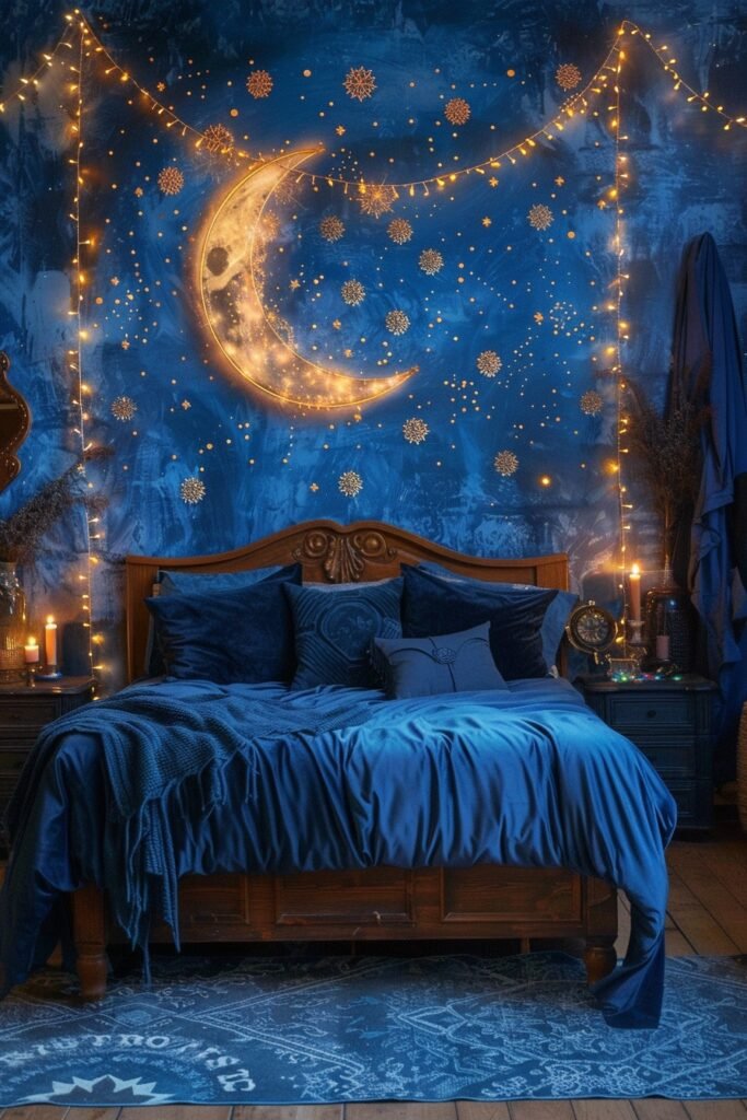 29 Blue Witchy Bedroom Ideas For A Mystical And Serene Space - Learn California