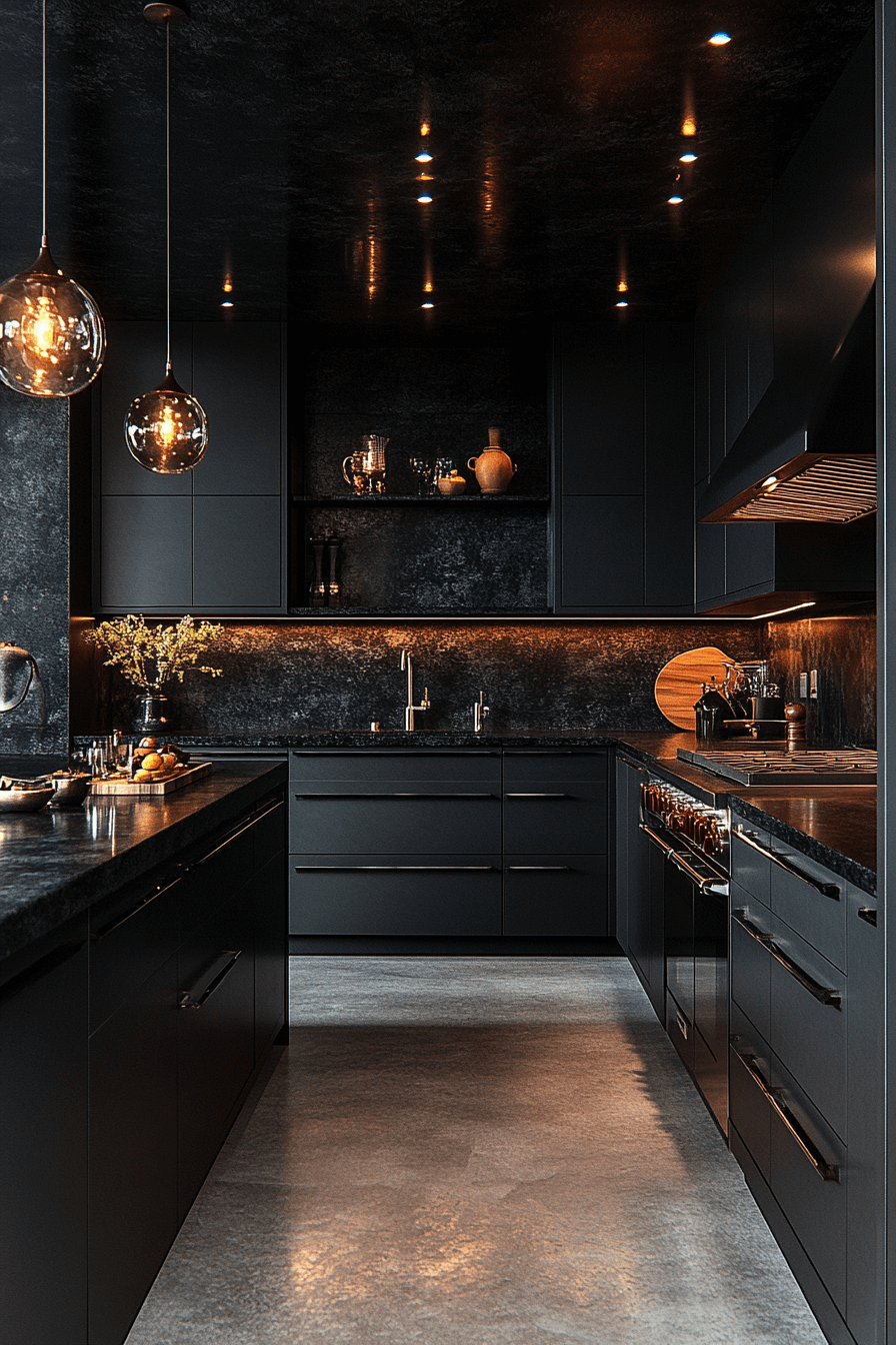 29 Dark And Moody Kitchen Inspirations That Bring Out The Best In Style - Learn California