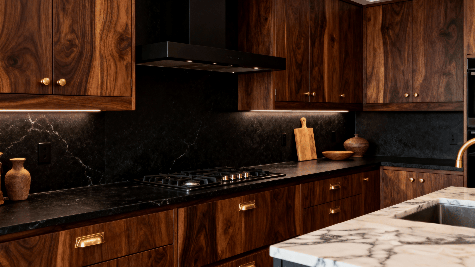 29 Moody Kitchen Ideas: Bold and Dramatic Designs - A House in the Hills
