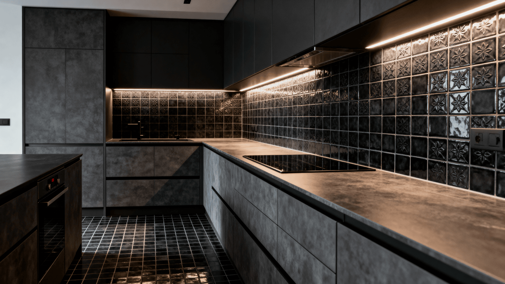29 Moody Kitchen Ideas: Bold and Dramatic Designs - A House in the Hills