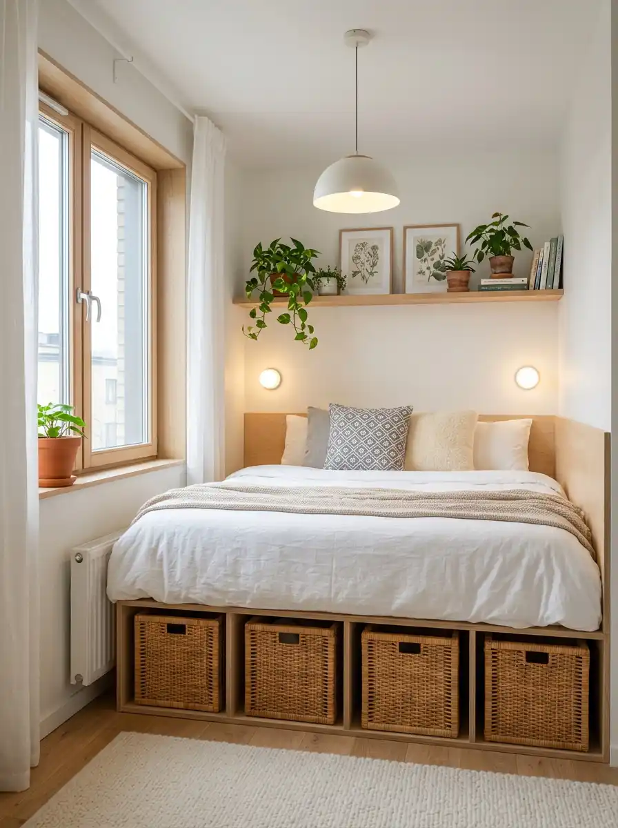 34 Small Bedroom Ideas That Make Your Room Look Bigger (2026 Edition) | Wisal