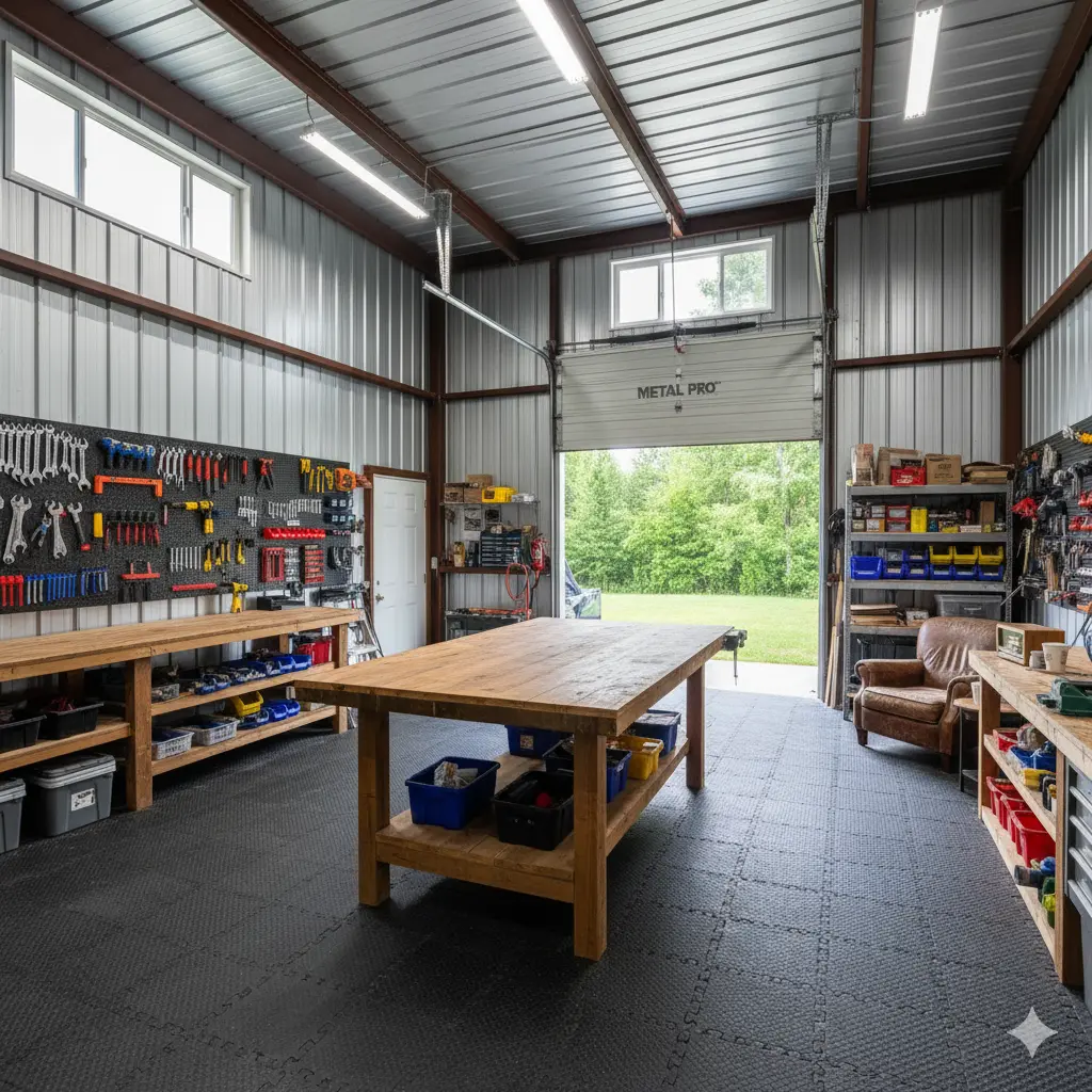 5 Top Steel Man Cave Ideas: Garage, Barn & DIY Workshop