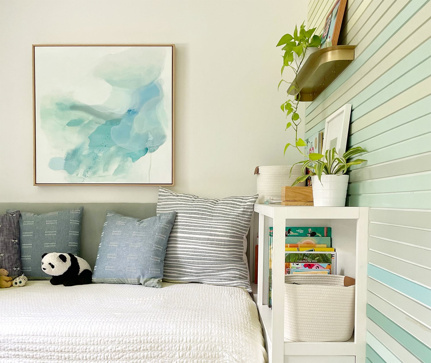 A Small Boy's Bedroom With Lots Of Built-In Storage | Young House Love