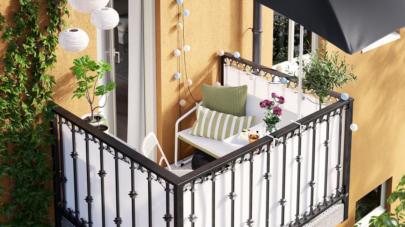 A tiny but mighty balcony - IKEA