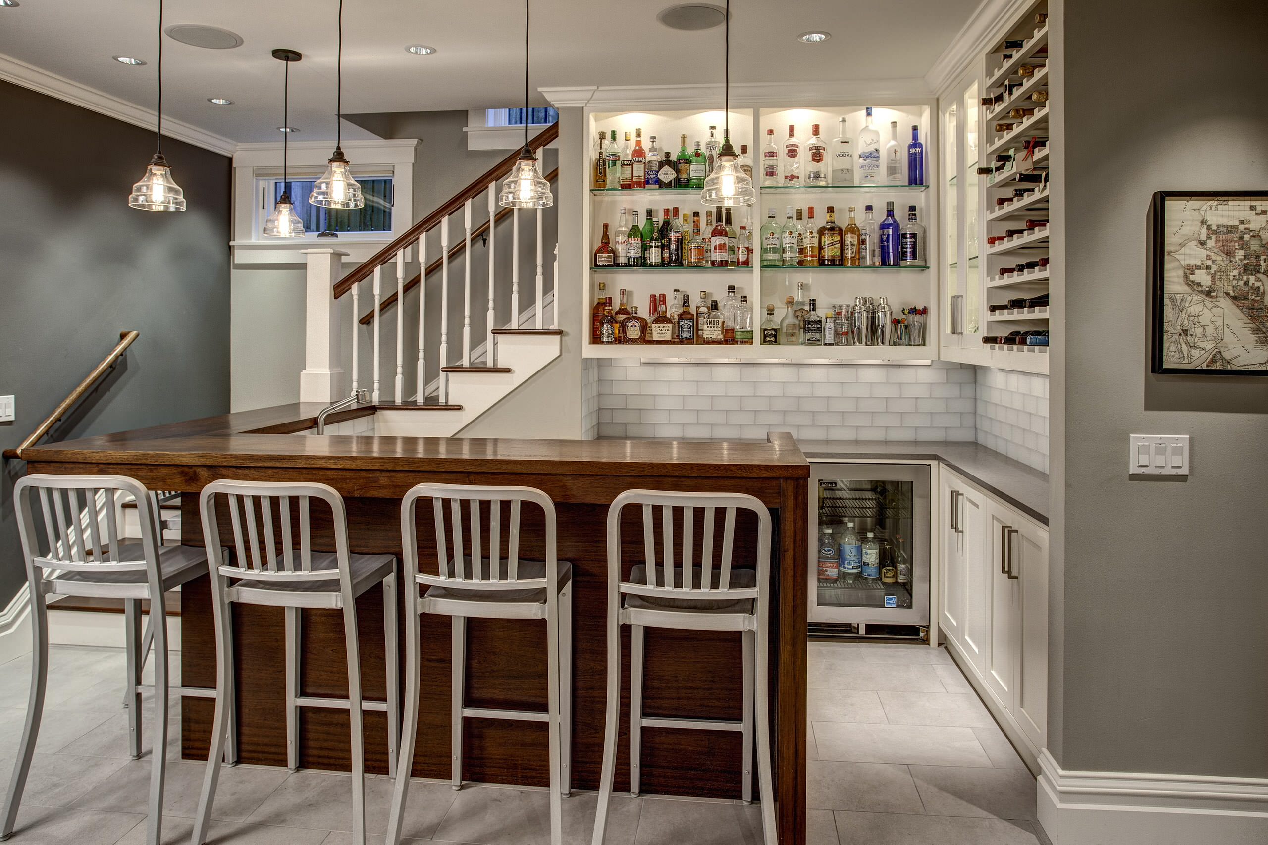 Basement Bars With Tv Ideas - Photos & Ideas | Houzz