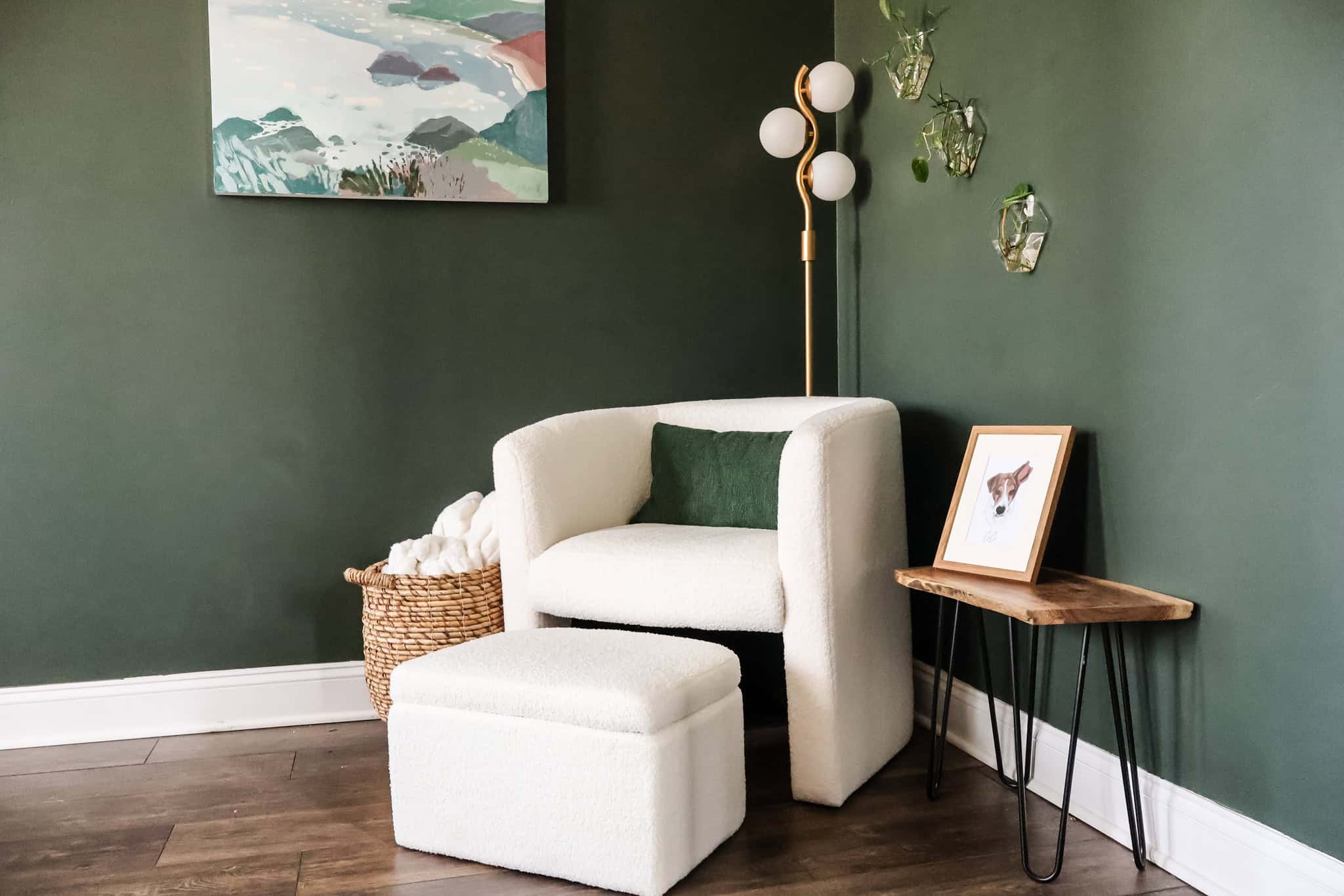 Bedroom Corner Sitting Area