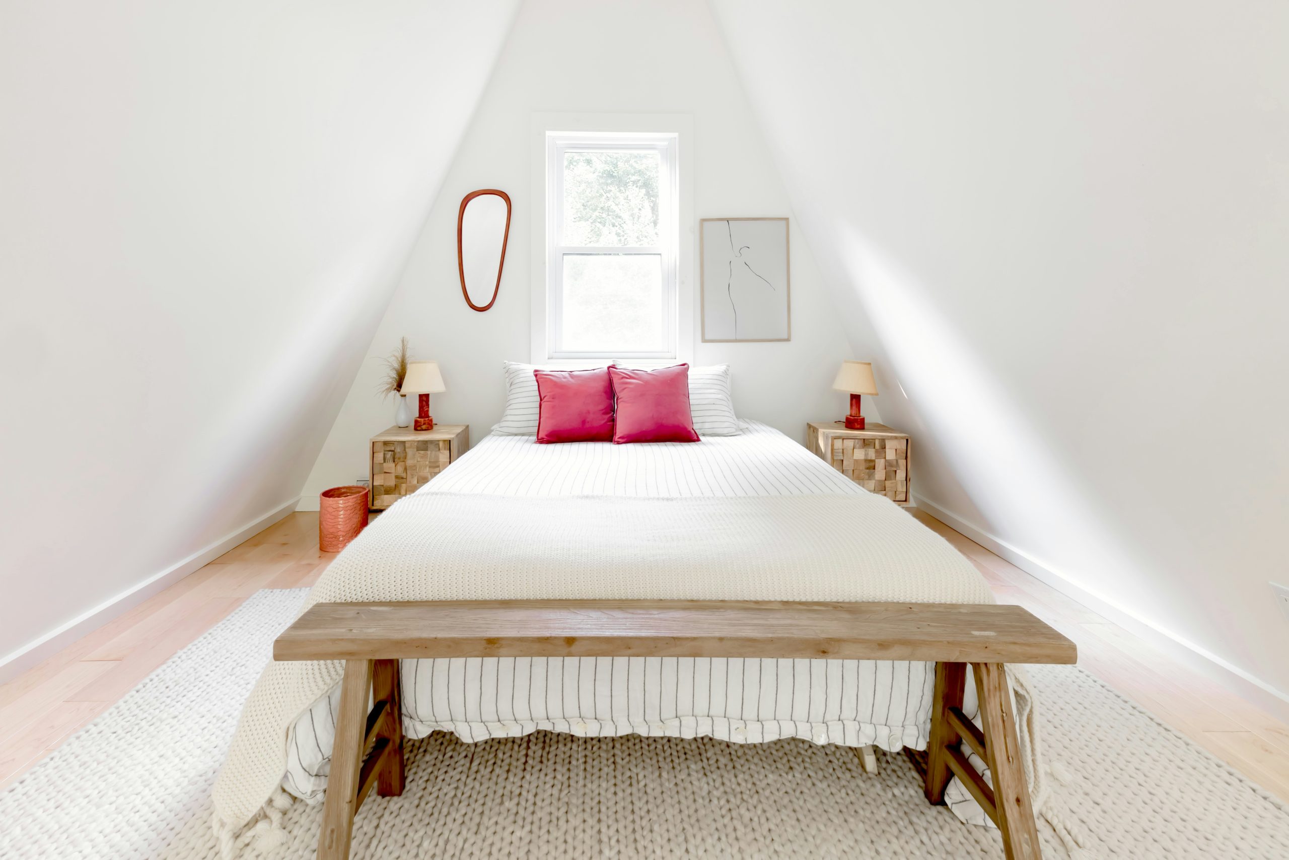 Bedroom interior design in modern home