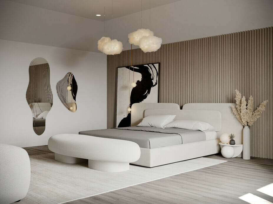 Before & After: Luxury Modern Master Bedroom Design - Decorilla Online Interior Design