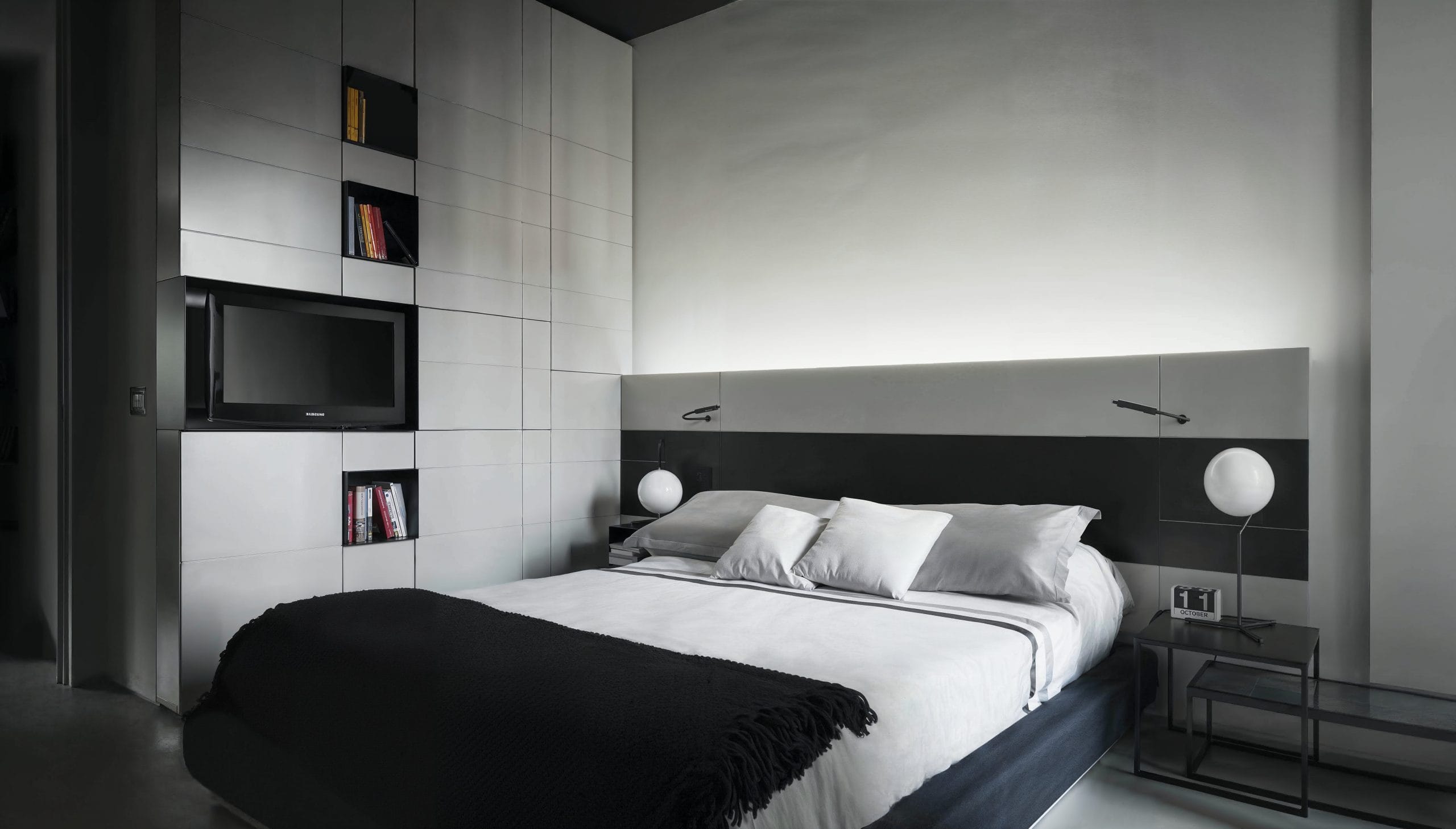 Before & After: Upscale Men's Bedroom Design - Decorilla Online Interior Design