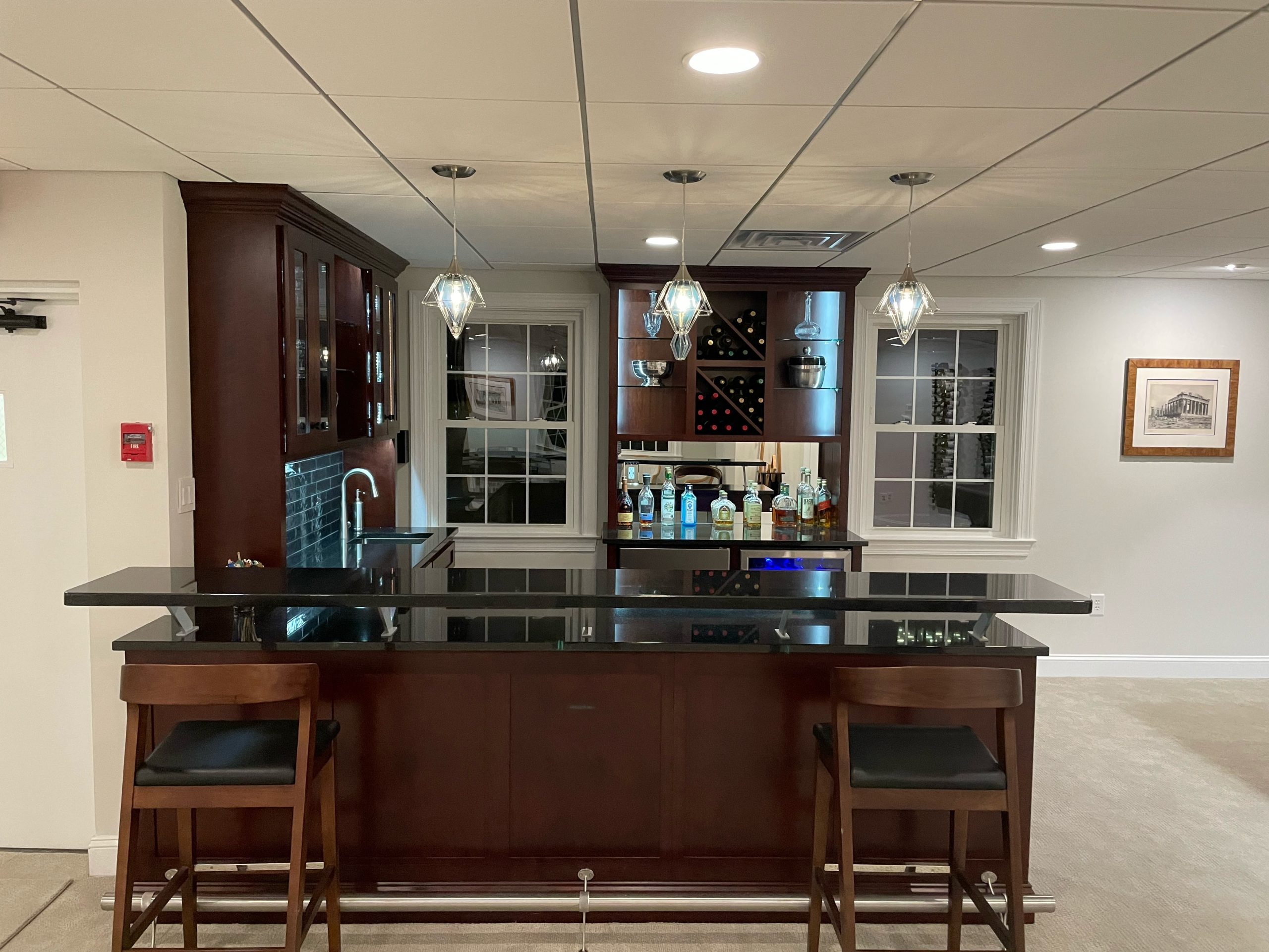 Custom Home Bar Cabinets | Wet & Dry Basement Bars