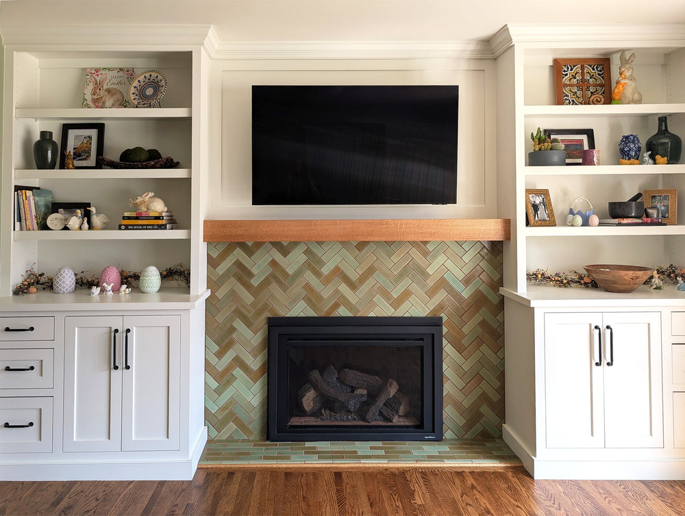 Fireplace Tile - Explore Fireplace Surround Tile | Mercury Mosaics