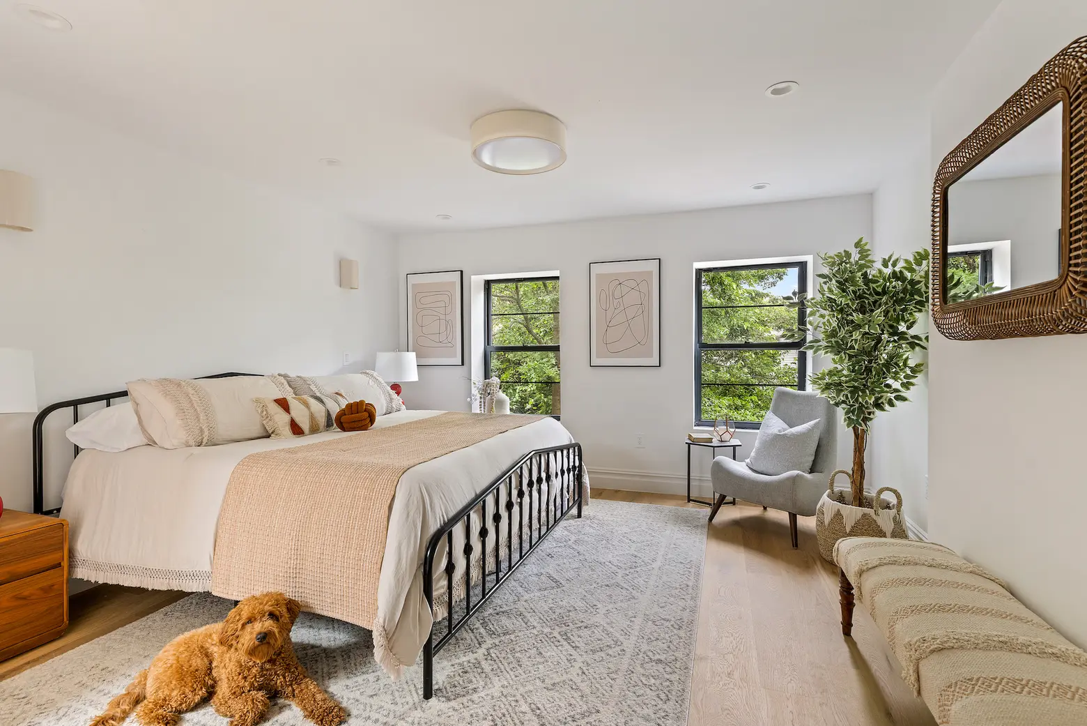 For $1.9M, this compact, renovated brick townhouse is a turn-key home in the heart of Stuyvesant Heights | 6sqft