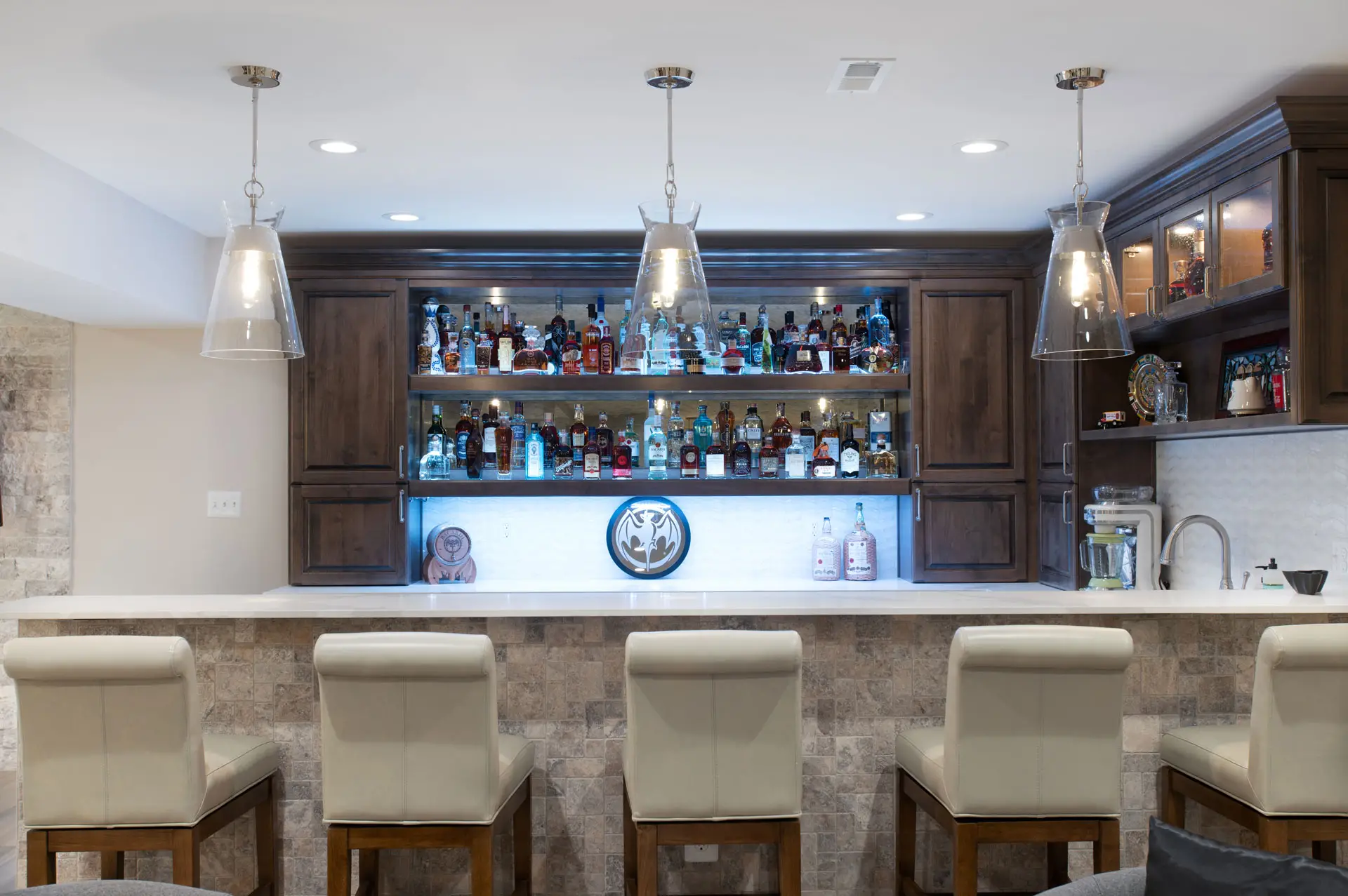 Full Basement Remodel Warrenton, Virginia | Slate