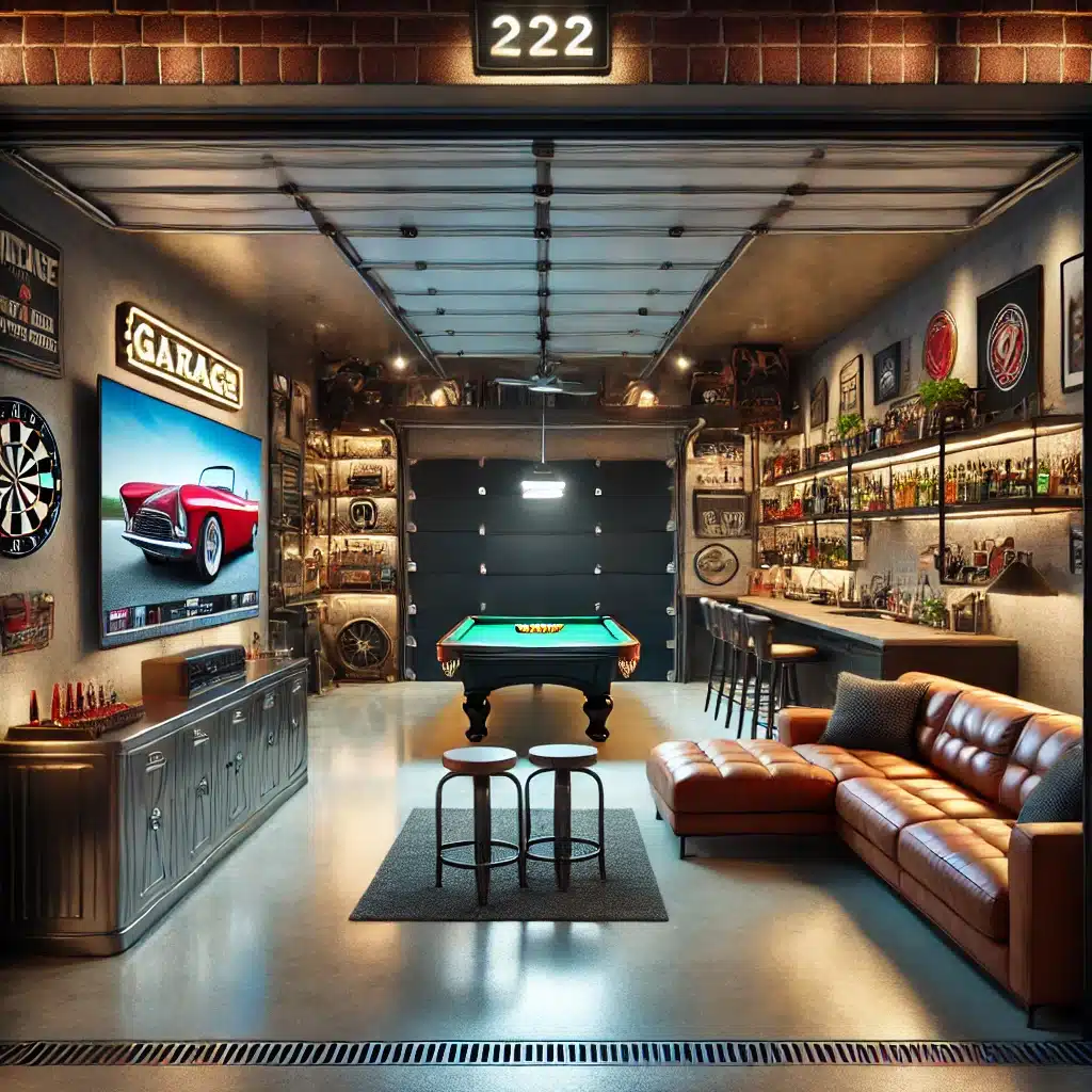 Garage Man Cave Ideas - Transform Your Garage NorthEast Remodeling