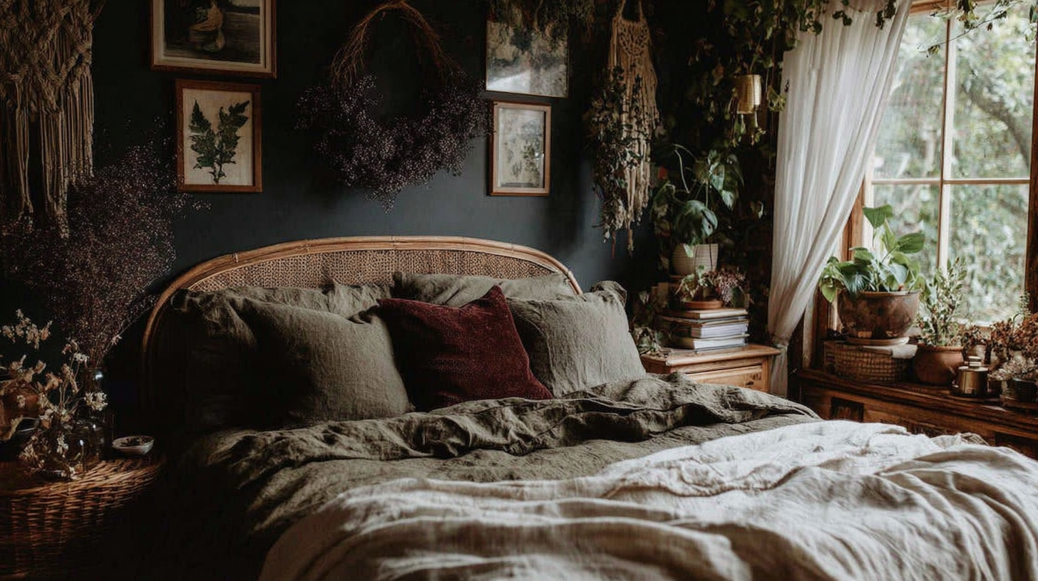 How to Create an Elegant Boho Witchy Bedroom on a Budget - Wild Enchantment