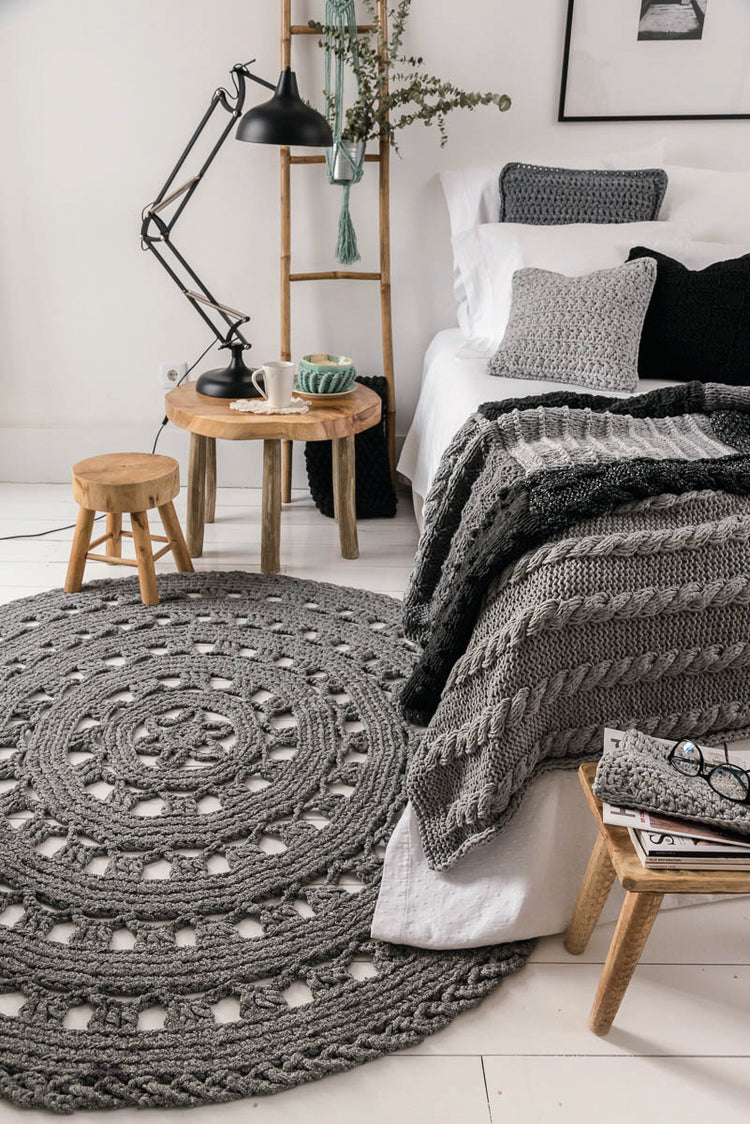 Kits for Knitting or Crocheting Your Own Rug | Eco Yarn Co.