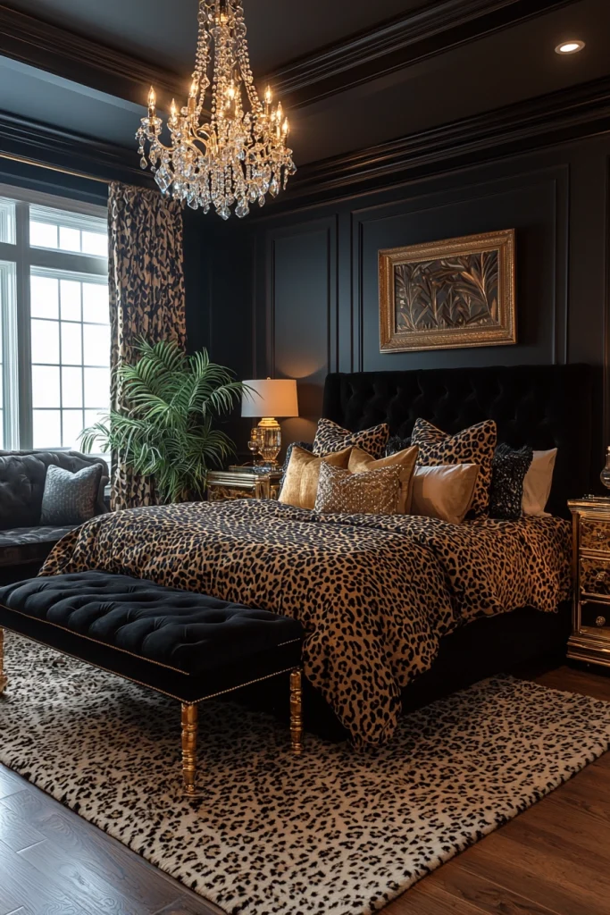 Modern Leopard Bedroom Ideas for Bold and Stylish Interiors